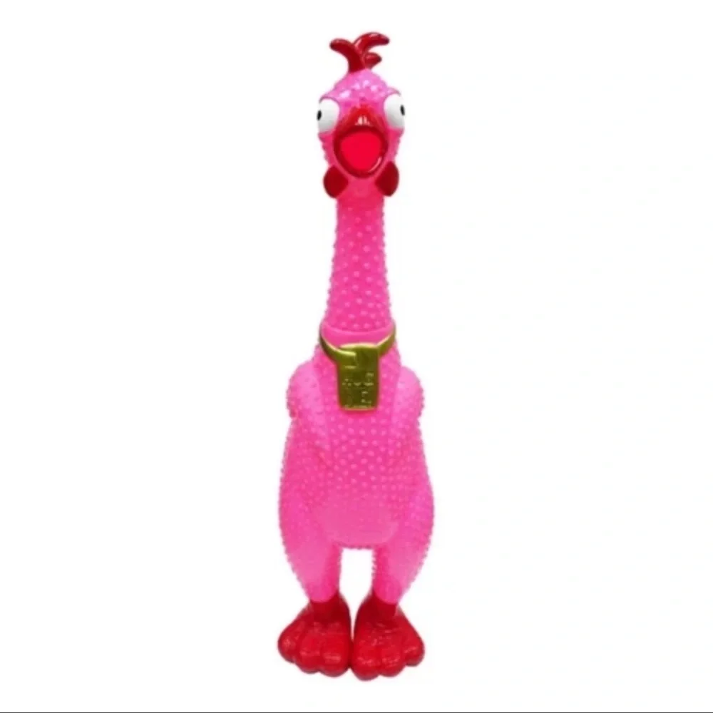Colorful Squeaky Chicken Chew Toys for Dogs